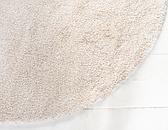 8' x 8' Solid Frieze Round Rug thumbnail