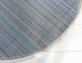 8' x 8' Solid Frieze Round Rug thumbnail