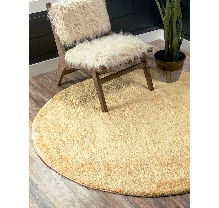 8' x 8' Basic Frieze Round Rug