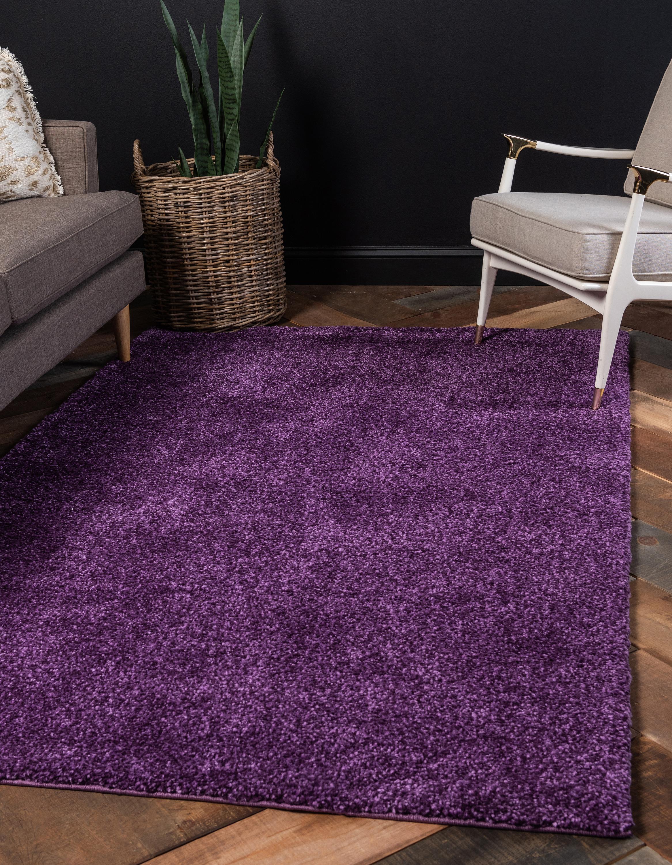 Violet 3 X 5 Solid Frieze Rug Area Rugs