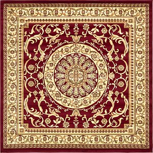 8' x 8' Classic Aubusson Square...