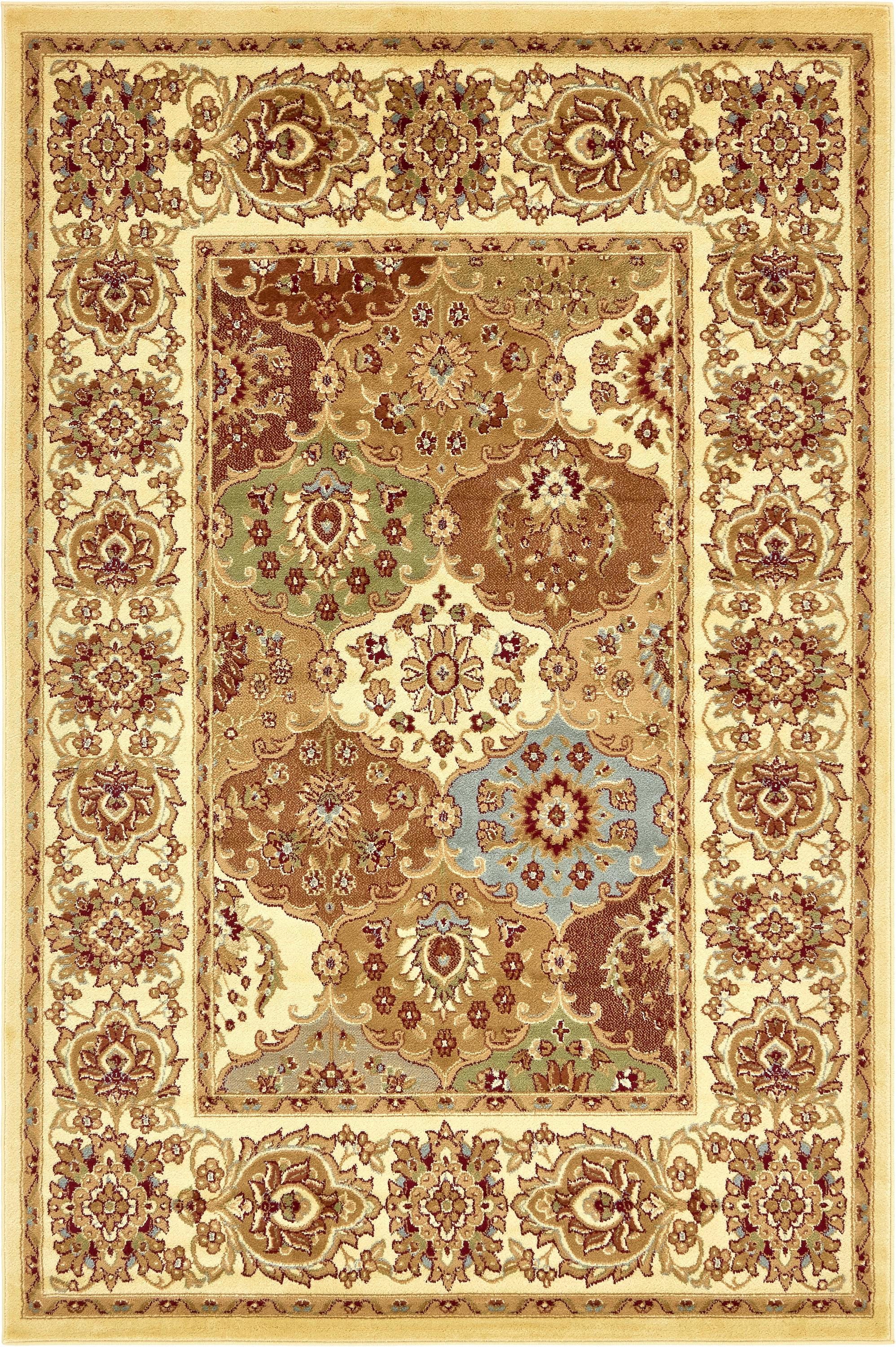 Cream 6' x 9' Classic Agra Rug eSaleRugs