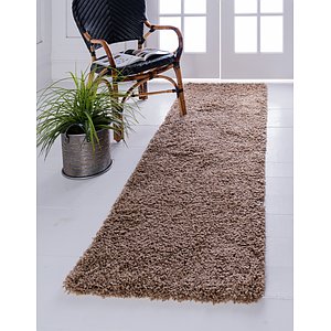 Unique Loom 2' 2 x 6' 5 Solid Shag Runner Rug