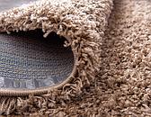 8' 2 x 8' 2 Solid Shag Round Rug thumbnail