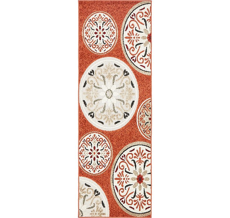2' x 6' Outdoor Modern Runner Rug