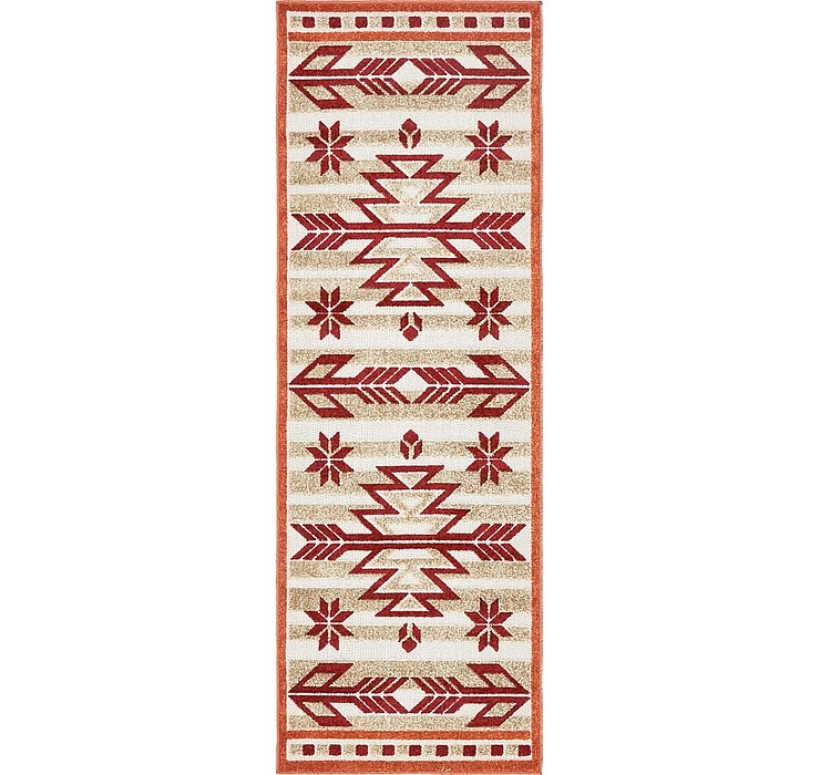 2' x 6' Outdoor Modern Runner Rug