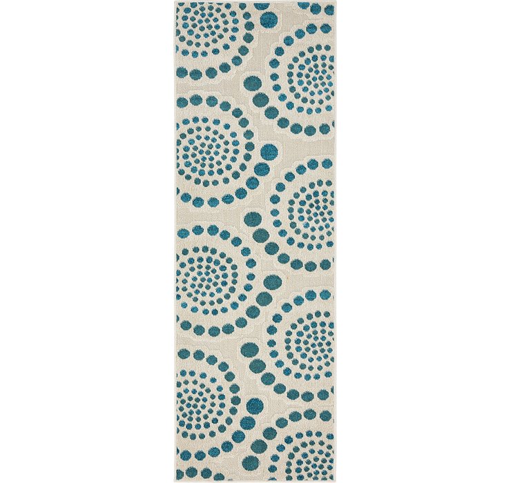 2' x 6' Outdoor Modern Runner Rug