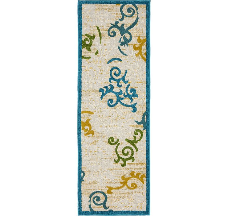 2' x 6' Outdoor Botanical Runne...