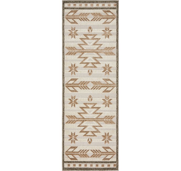 2' x 6' Outdoor Modern Runner Rug