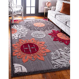 9' x 12' Outdoor Modern Rug
