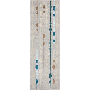 Unique Loom 2' x 6' Outdoor Modern Runner Rug