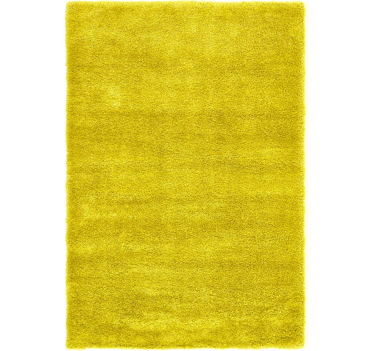 6' x 9' Luxe Solid Shag Rug