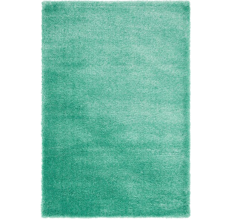 6' x 9' Luxe Solid Shag Rug