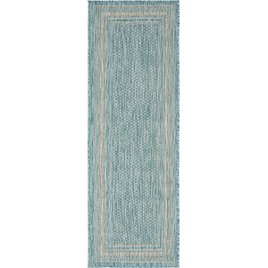 Unique Loom 2' x 6' Outdoor Border Runner Rug
