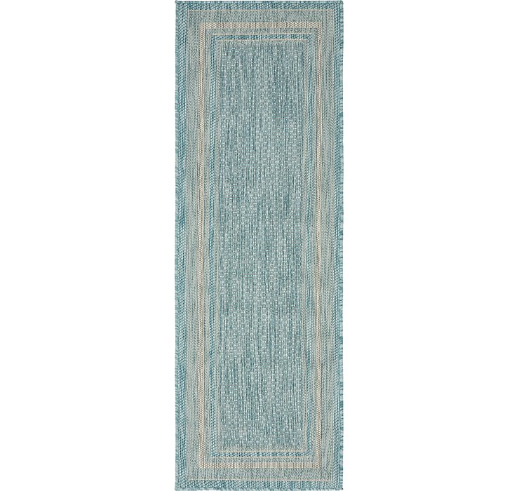 2' x 6' Outdoor Border Runner Rug
