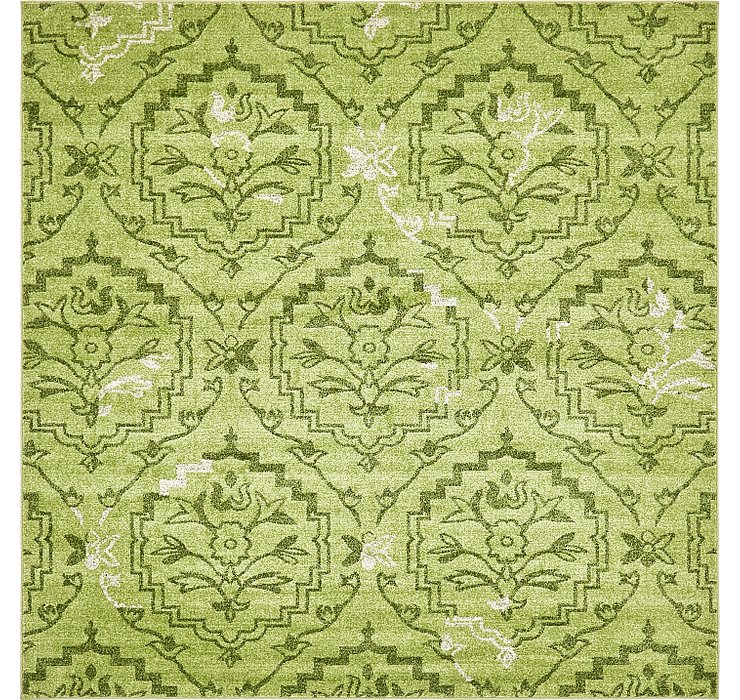 8' x 8' Damask Square Rug