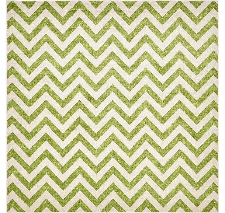 8' x 8' Chevron Square Rug