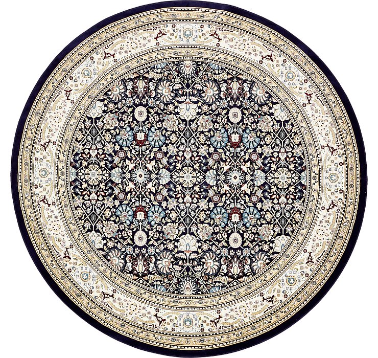 10' x 10' Tabriz Design Round Rug