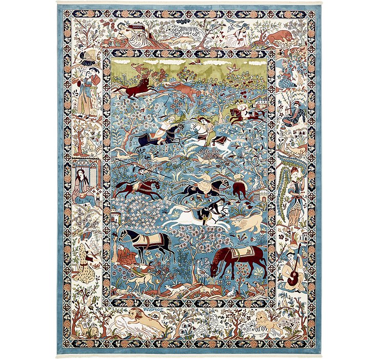 395cm x 600cm Nain Design Rug