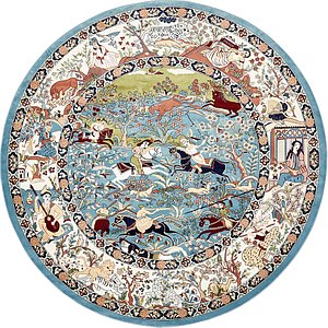 10' x 10' Nain Design Round Rug