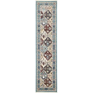 90cm x 395cm Tabriz Design Runner Rug