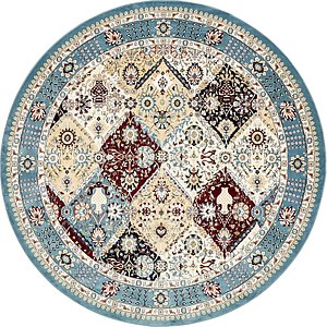 305cm x 305cm Tabriz Design Round Rug