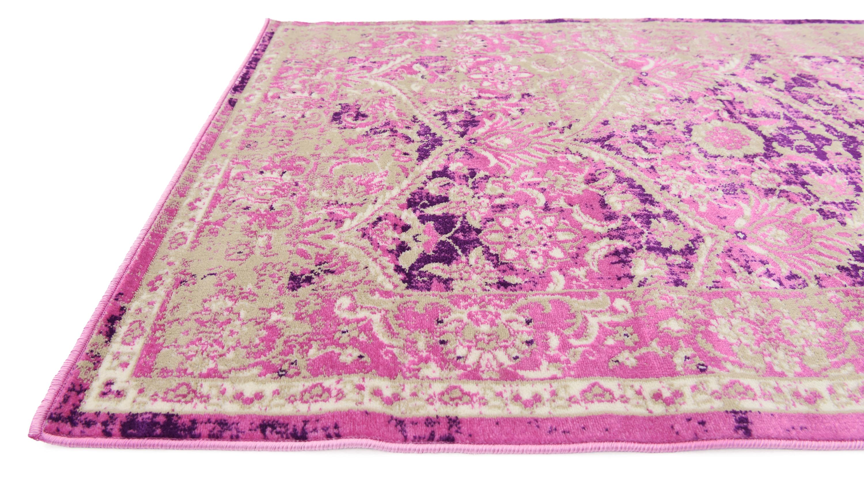 Pink 3' x 10' Montreal Runner Rug eSaleRugs