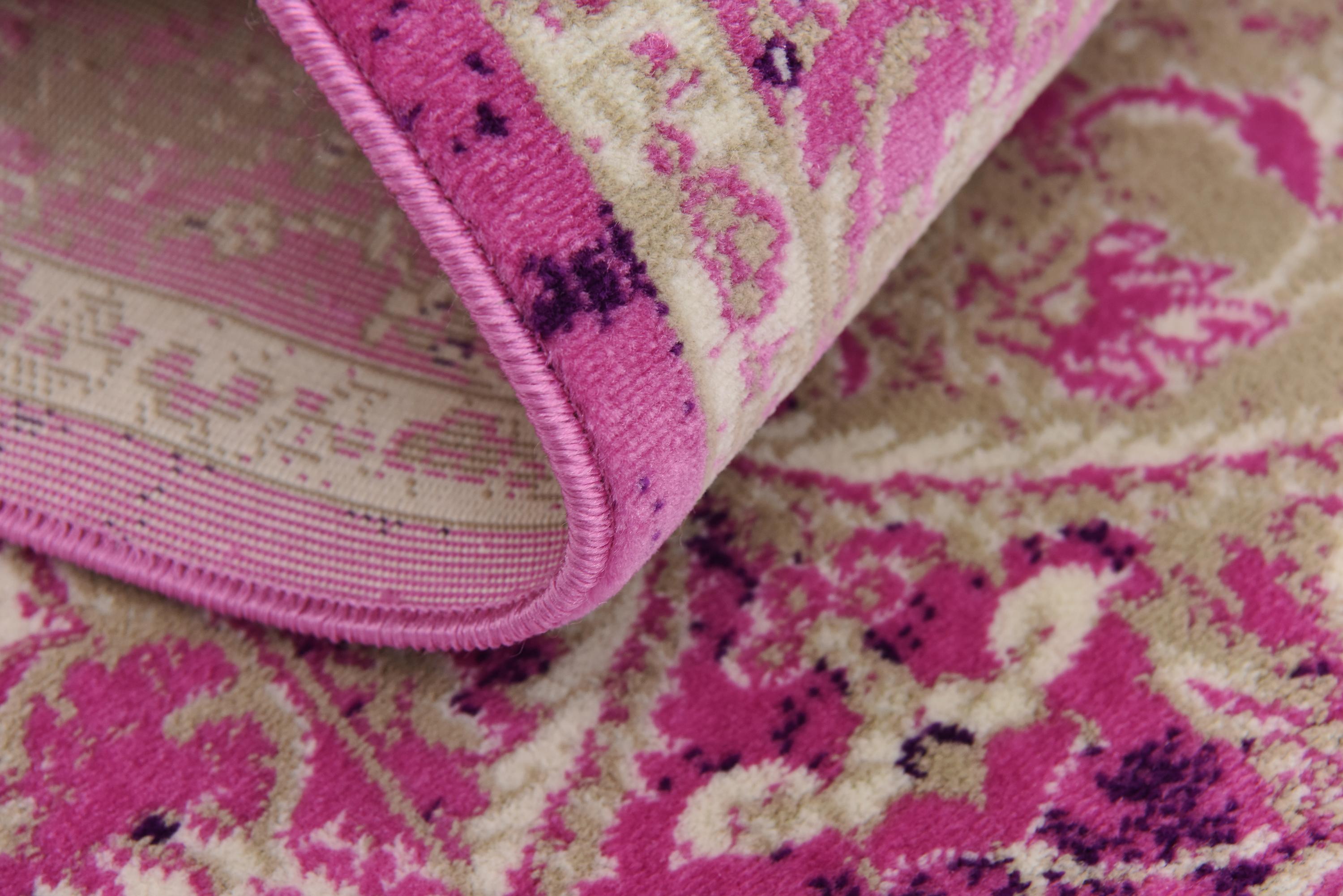 Pink 3' x 10' Montreal Runner Rug eSaleRugs