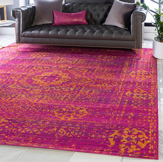 Fuchsia 255cm x 255cm Heritage Square Rug Area Rugs AU Rugs
