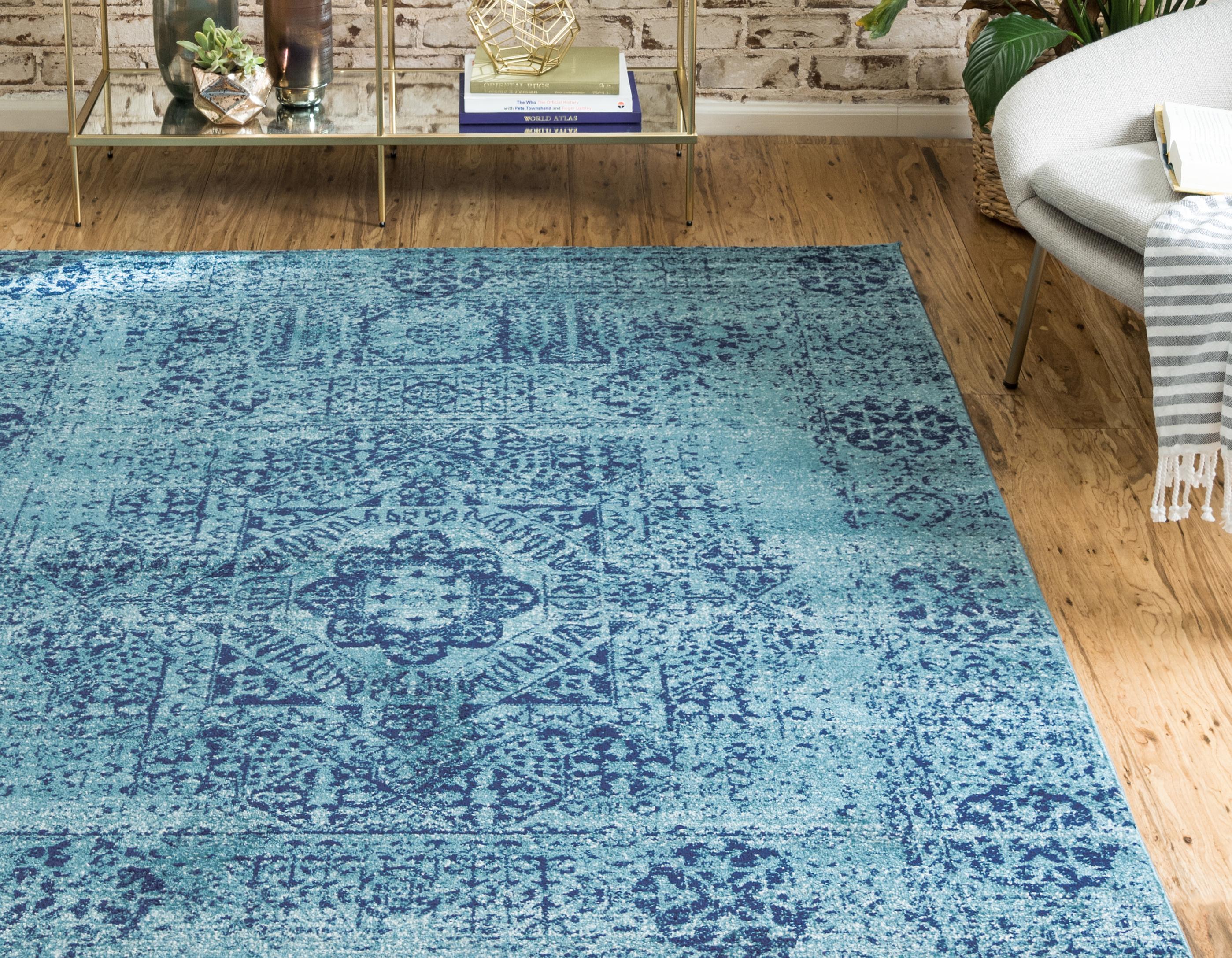 Turquoise 8' x 10' Heritage Rug eSaleRugs