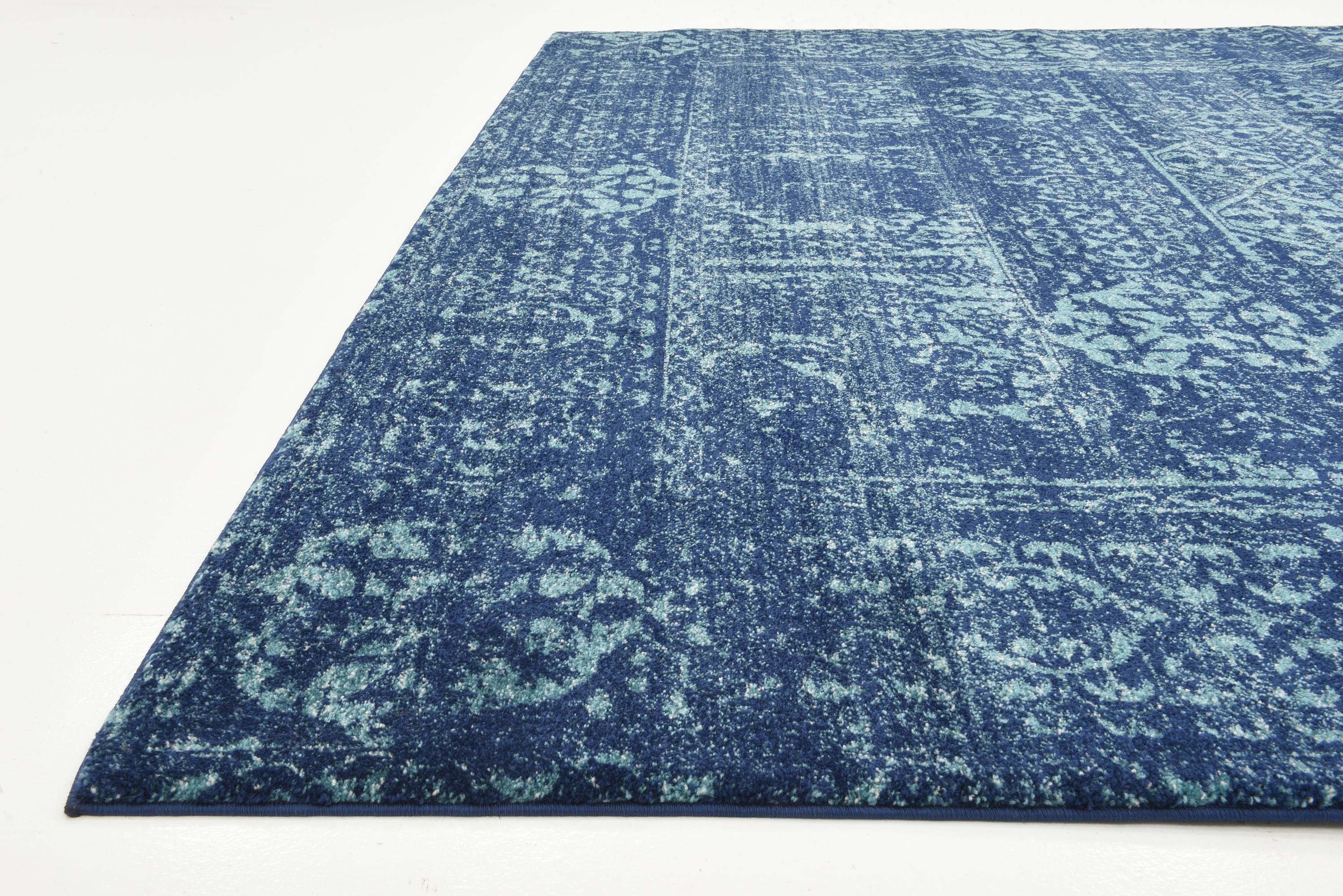 Navy Blue 9' x 12' Heritage Rug eSaleRugs