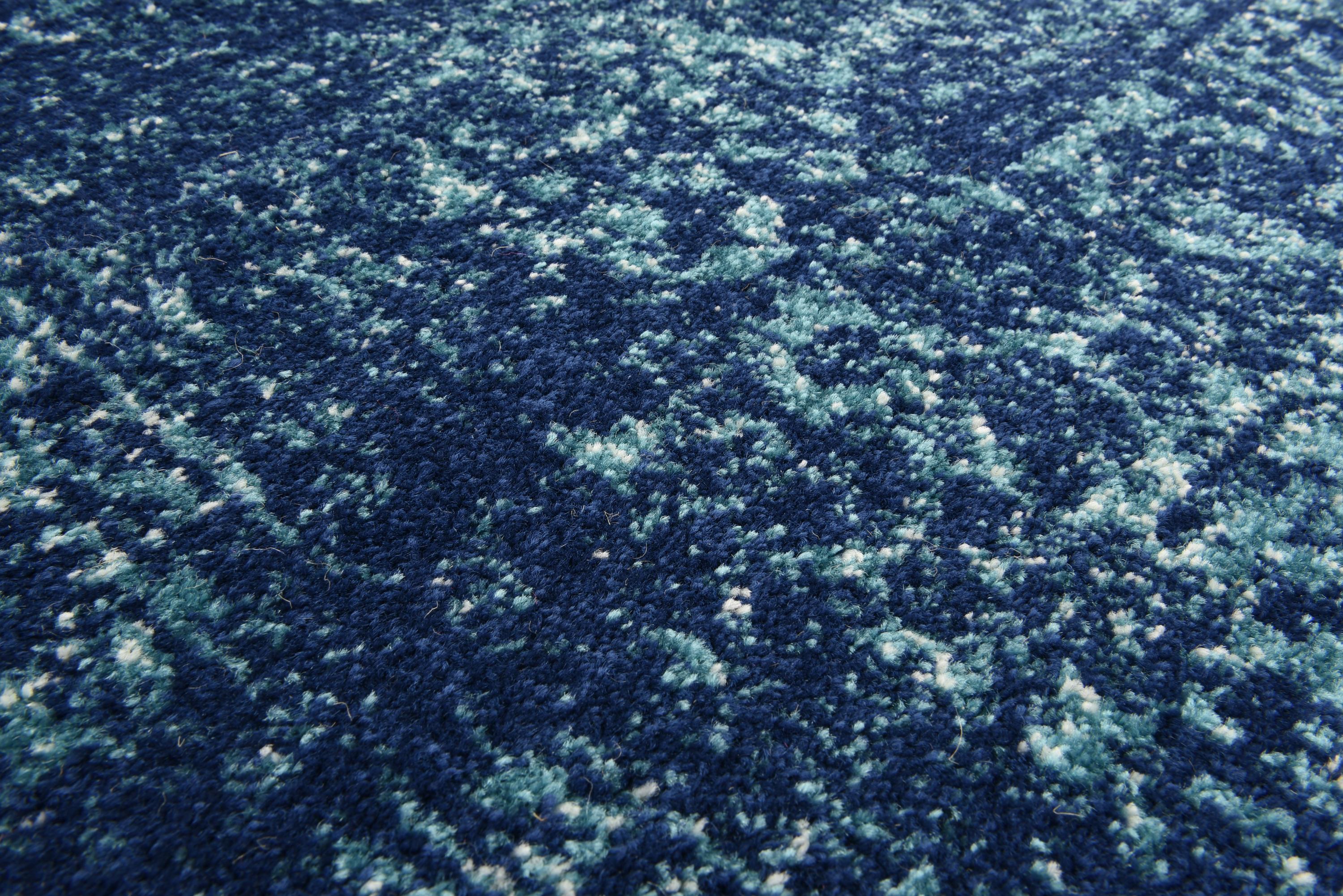 Navy Blue 4' x 6' Heritage Rug eSaleRugs