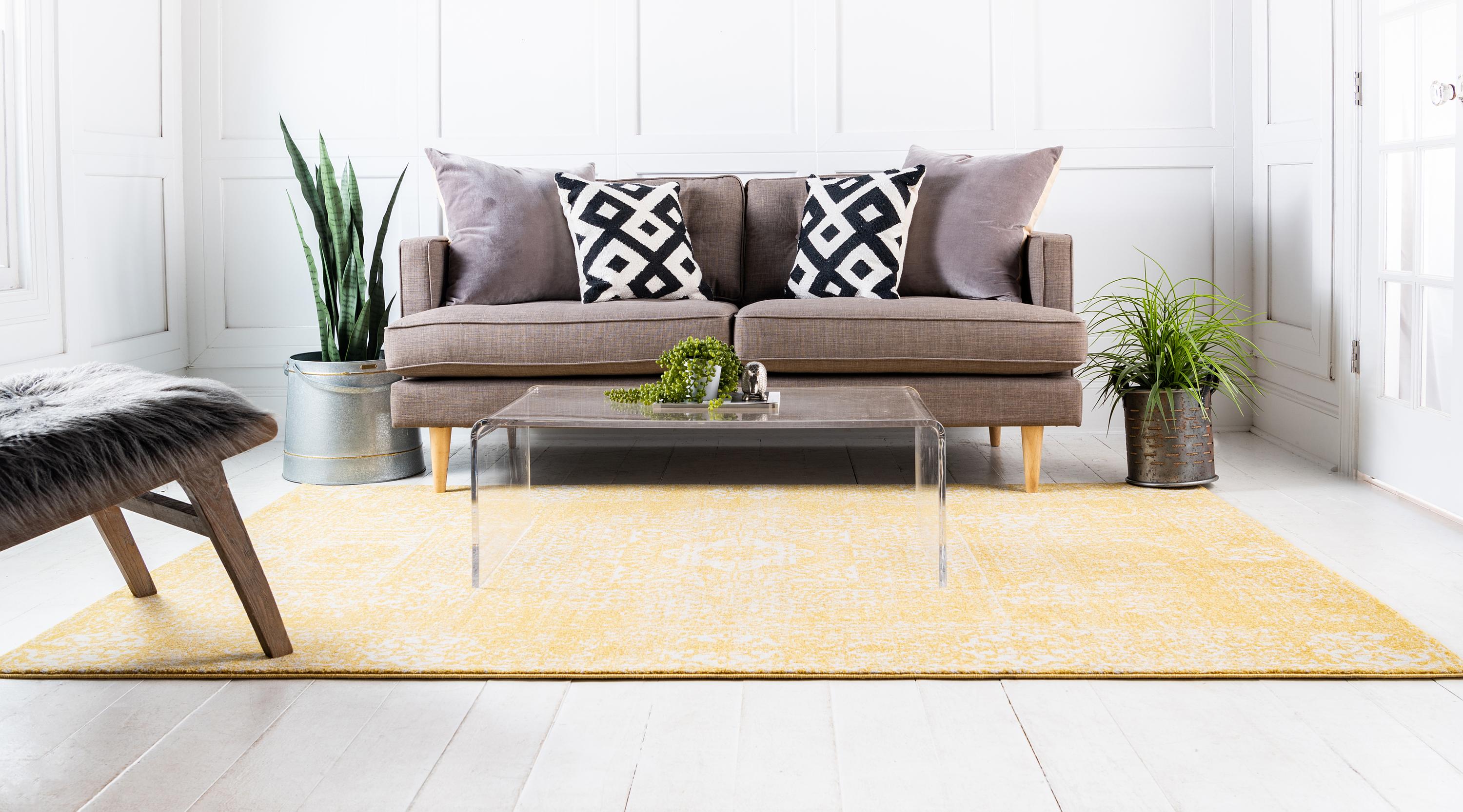 Yellow 8' x 10' Heritage Rug eSaleRugs