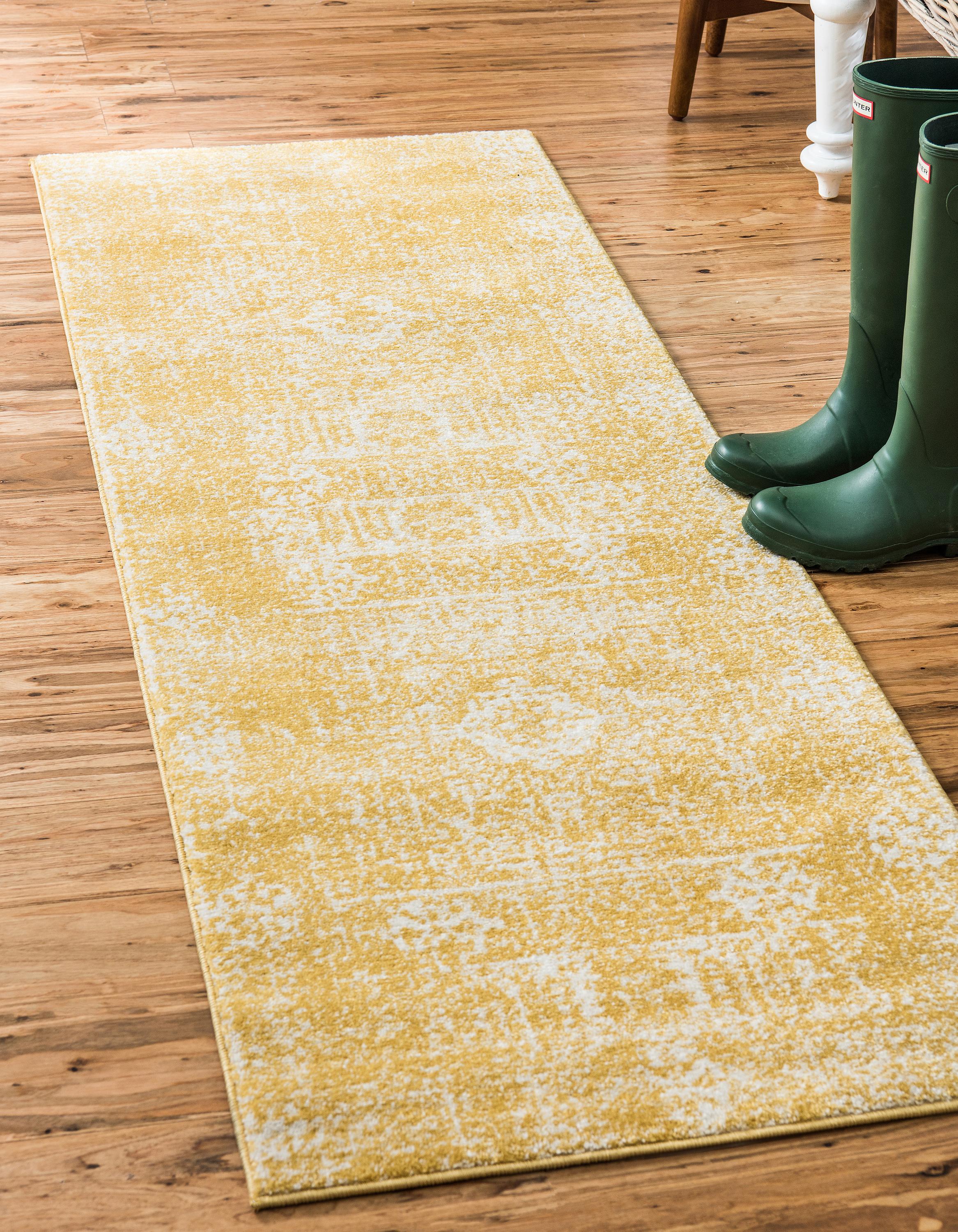 Yellow 2' 2 x 6' Heritage Runner Rug eSaleRugs