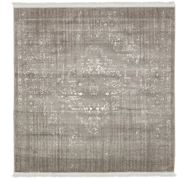 4' x 4' New Vintage Square Rug