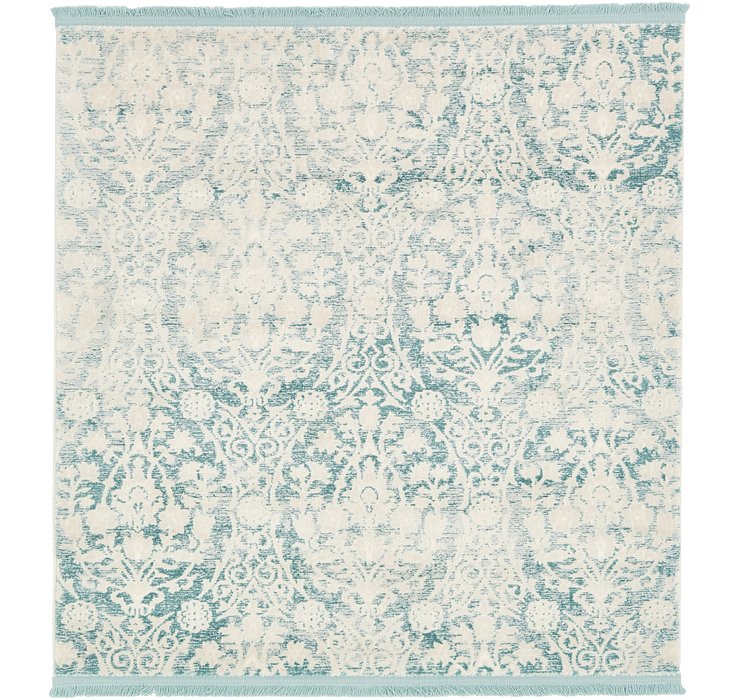 4' x 4' New Vintage Square Rug