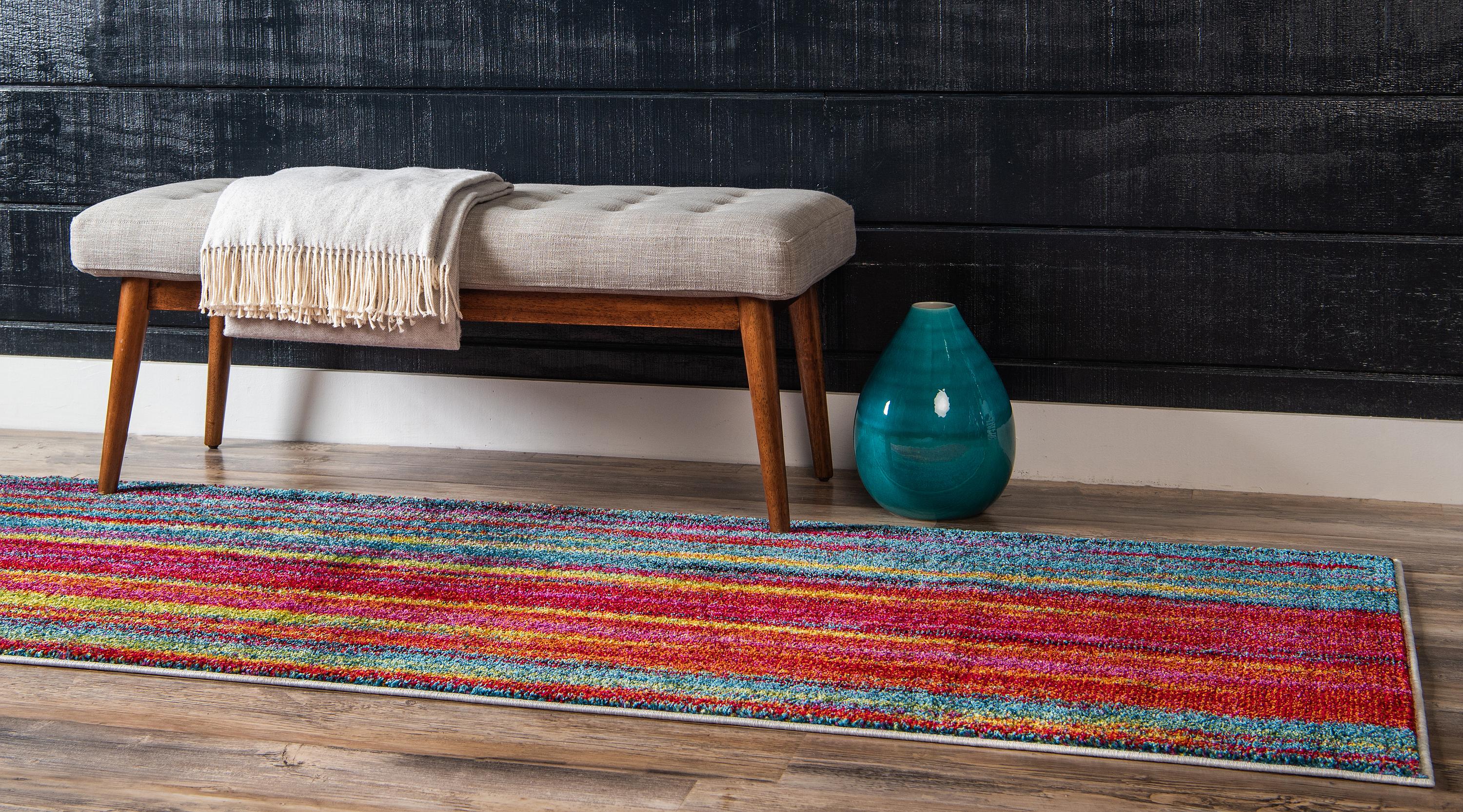 Multi 2' 7 x 10' Florence Runner Rug Area Rugs eSaleRugs