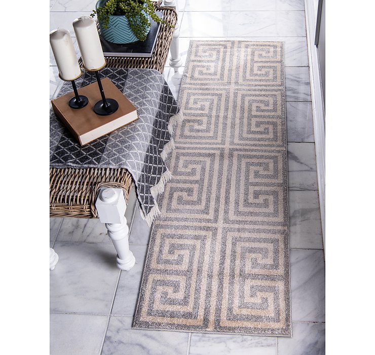2' x 6' Greek Key Runner Rug