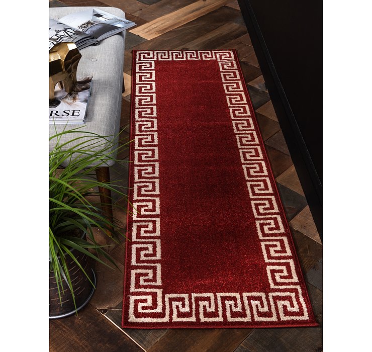 2' x 6' Greek Key Runner Rug