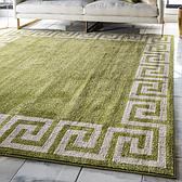 8' x 8' Greek Key Square Rug thumbnail