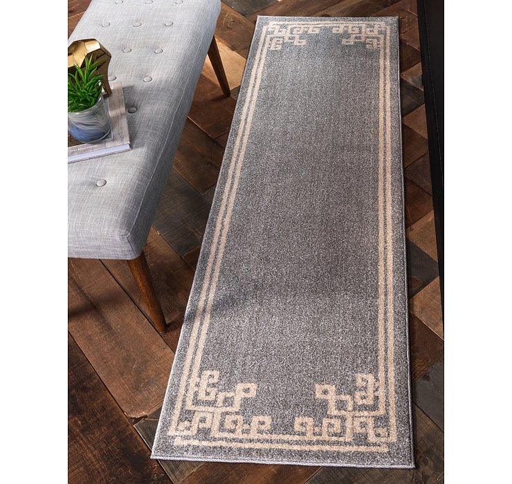 2' 7 x 10' Greek Key Runner Rug
