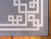 8' x 8' Greek Key Square Rug thumbnail