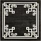 8' x 8' Greek Key Square Rug thumbnail