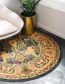 8' x 8' Serapi Round Rug thumbnail image 1