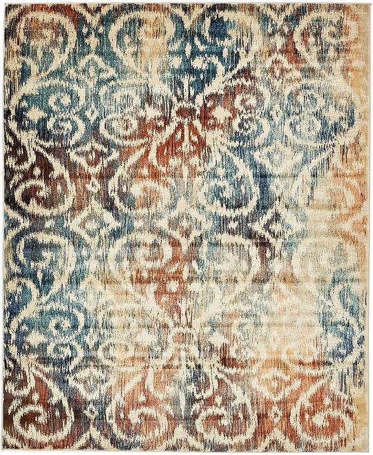 Blue 8 X 10 Ethereal Rug Area Rugs Erugs Main Image Of Rug