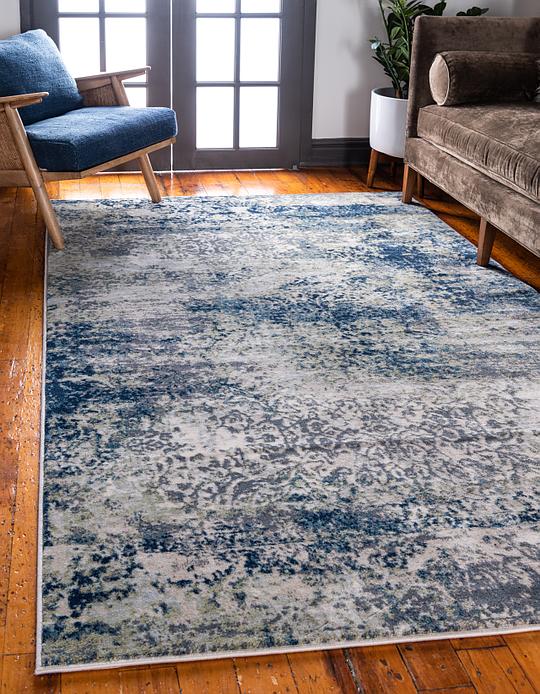 Navy Blue 8 X 10 Ethereal Rug Area Rugs Erugs Main Image Of Rug