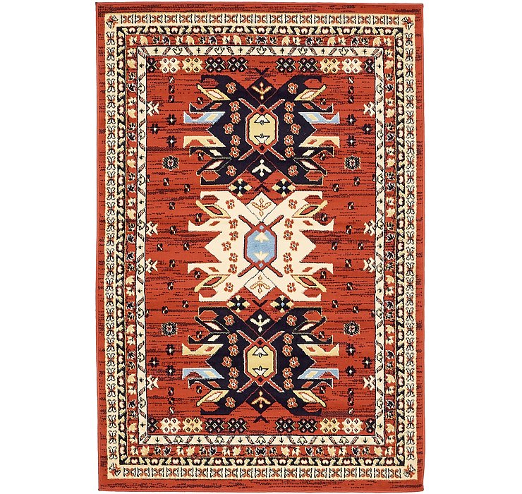 4' x 6' Heriz Design Rug
