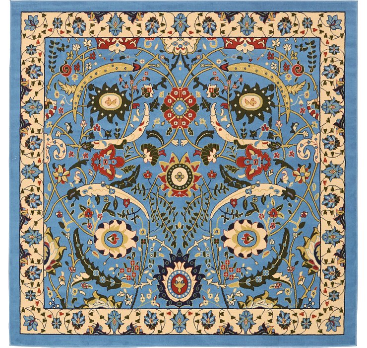 245cm x 245cm Isfahan Design Square Rug