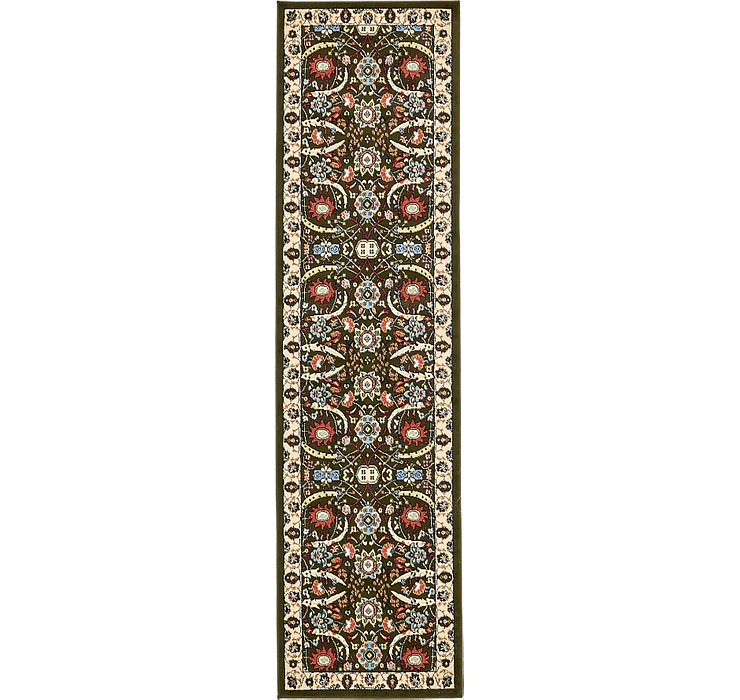2' 7 x 10' Isfahan Design Runner Rug