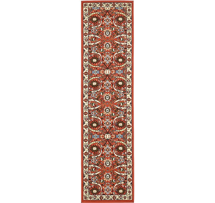 2' 7 x 10' Isfahan Design Runner Rug
